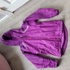 LL Bean kids fleece lined jacket